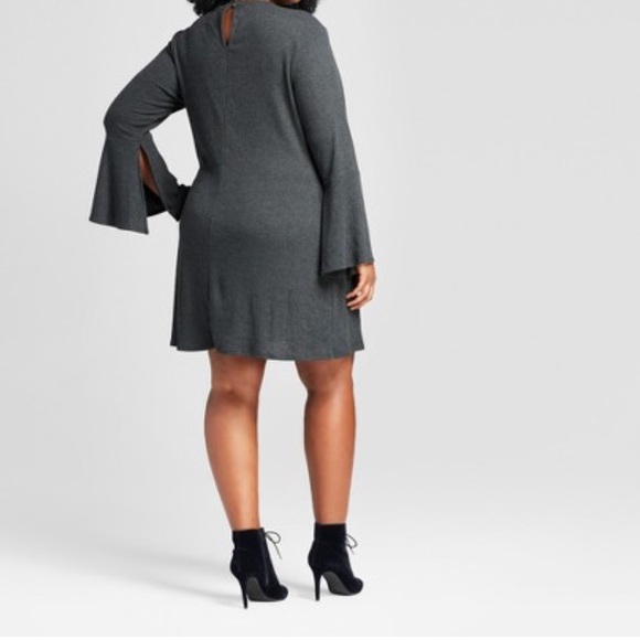 NEW•3X•Bell Sleeved Swing Dress•NWT• - Picture 4 of 8